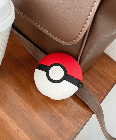 Cute Pokemon Poke Ball 3D Silicone Earphone Cases for Airpods pro 3 2 pro2 Wireless Bluetooth Headset Cover