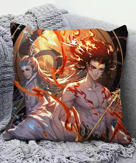 Ne Zha anime peripherals pillows cute personality creative fashion living room sofa bedroom cushions holiday gift