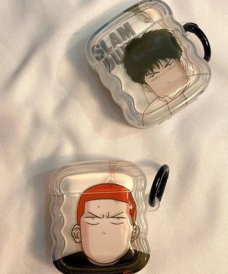 Slam Dunk AirPods Pro Case – Sakuragi & Rukawa Anime Protective Cover