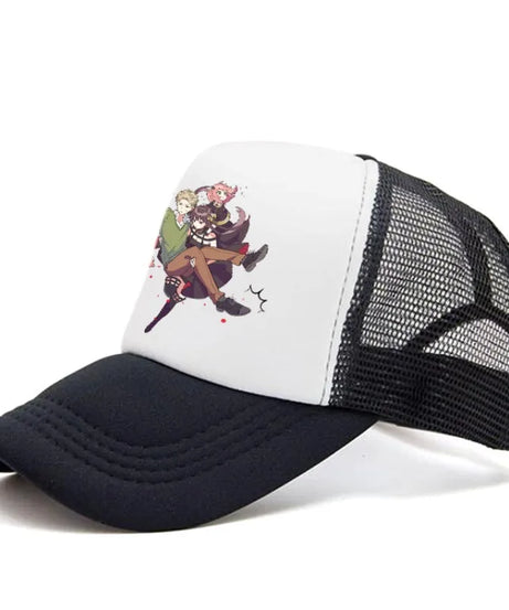 Pop Summer Cap Sun Visor Anya Forger Cute Hip Hop Caps Spy X Family Anime Cowboy Hat Peaked Trucker Dad Hats Gift