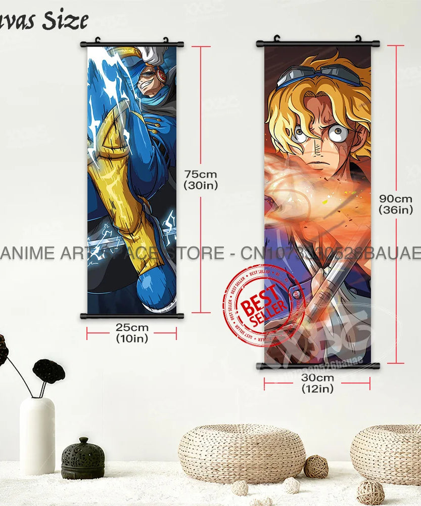 One Piece Anime Wall Scroll