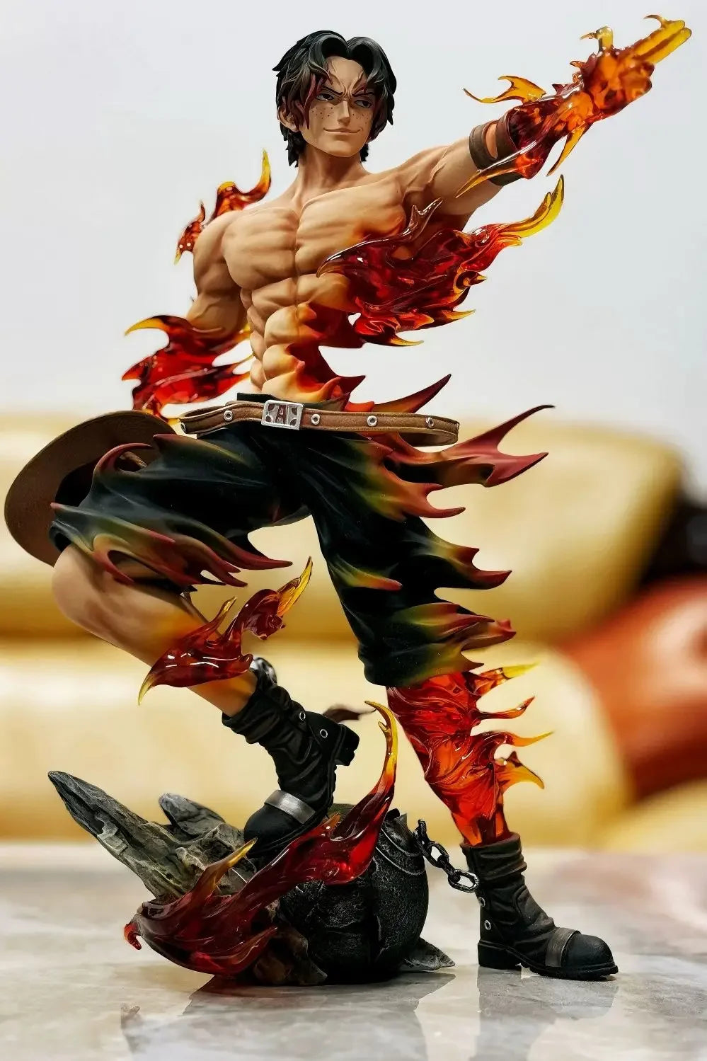 One Piece Portgas D. Ace PVC Action Figure — 26cm Statue 2