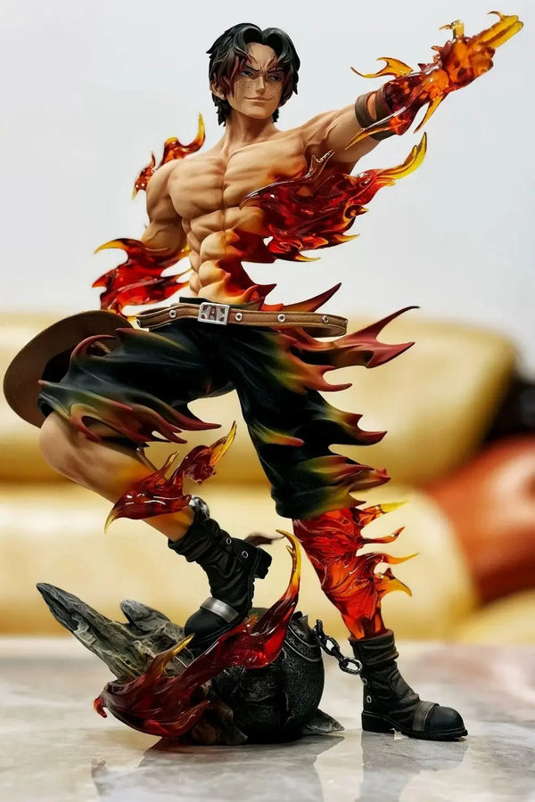 One Piece Portgas D. Ace PVC Action Figure — 26cm Statue