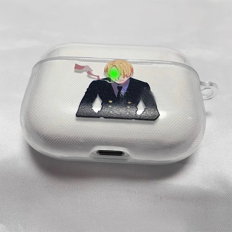 Anime Transparent TPU Case for Airpods  Pro 2 1 3 Soft Silicone Cover Air Pods4 1/2/3Earphone Cover