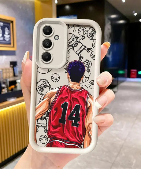 Slam Dunk Anime Phone Case – Soft Cover for Samsung Galaxy A15–A55 (4G/5G)