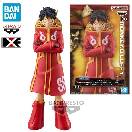 DXF THE GRANDLINE SERIES One Piece EGGHEAD Monkey D. Luffy 16CM PVC Anime Action Figures Model Toy