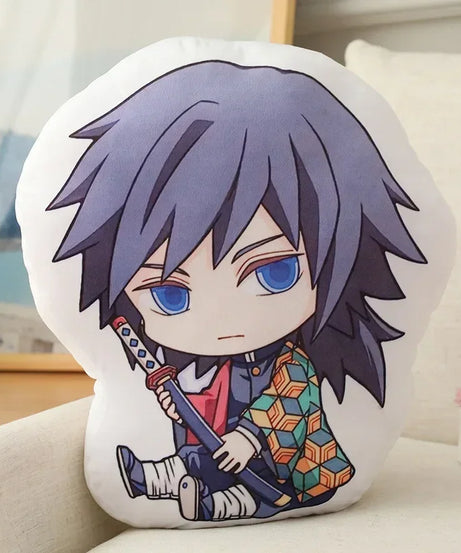 Hot Kawaii Demon Slayer Nezuko Cuddly Toy Anime Tanjirou Pillows Doll Cute Shinobu Sofa Cushions Doll Pendants 12CM