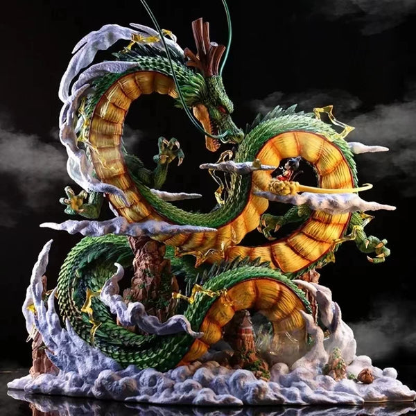 Dragon Ball Goku & Shenron PVC Action Figure — 24cm Statue