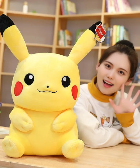 Pokemon Kawaii Pikachu Cute Stuffed Toys  Plush Dolls Anime Throw Pillow Birthday Christmas Gift For Kids Friends Boys