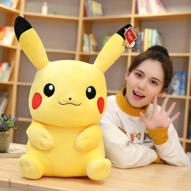 Pokemon Kawaii Pikachu Cute Stuffed Toys  Plush Dolls Anime Throw Pillow Birthday Christmas Gift For Kids Friends Boys