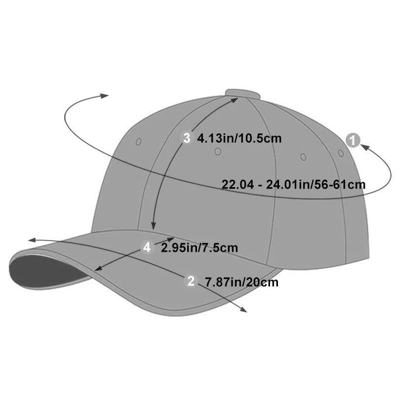 Embroidered Baseball Cap – Adjustable Snapback Dad Hat 6