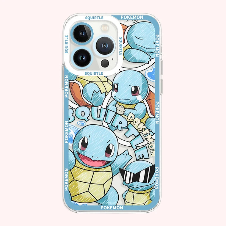 Pokémon Pikachu Shockproof Silicone Phone Case for iPhone 11 to 17 Pro Max 7