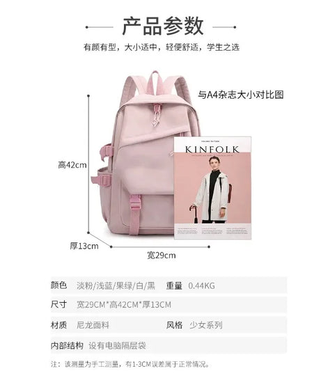 Genshin Impact Anime New Schoolbag Junior High School Primary School Students Men and Women Large-capacity Multi-layer Backpack