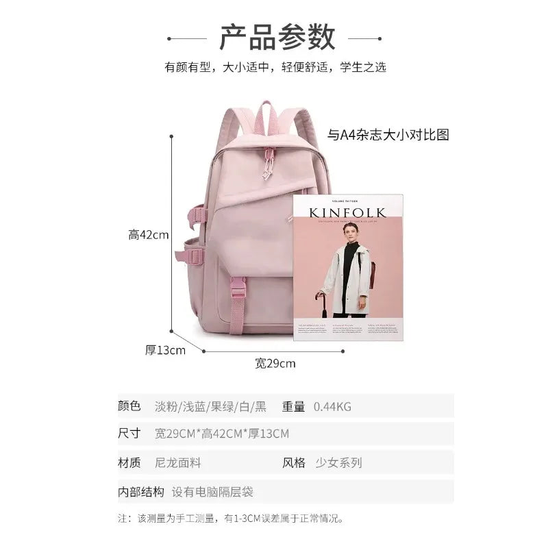 Genshin Impact Anime New Schoolbag Junior High School Primary School Students Men and Women Large-capacity Multi-layer Backpack