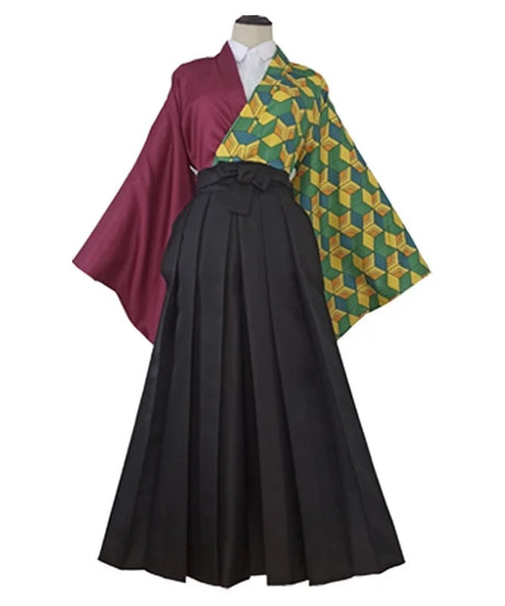 Anime Demon Slayer Surrounding Characters Tanjirou Nezuko Zenitsu Giyuu Cosplay Costume Kimono Dressing Anime Suit Festival