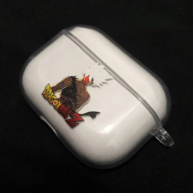Dragon Ball Son Goku Earphone Case for Airpods Pro Pro2 3 Anime Transparent Wireless Earphone Protective Cover Shockproof Shell