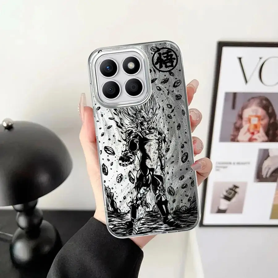 Dragons Balls Gokus Black Soft Shell Case for Honor X7b 200 400 Lite X9c X9a 200 Pro X9b X8a X8b X8c