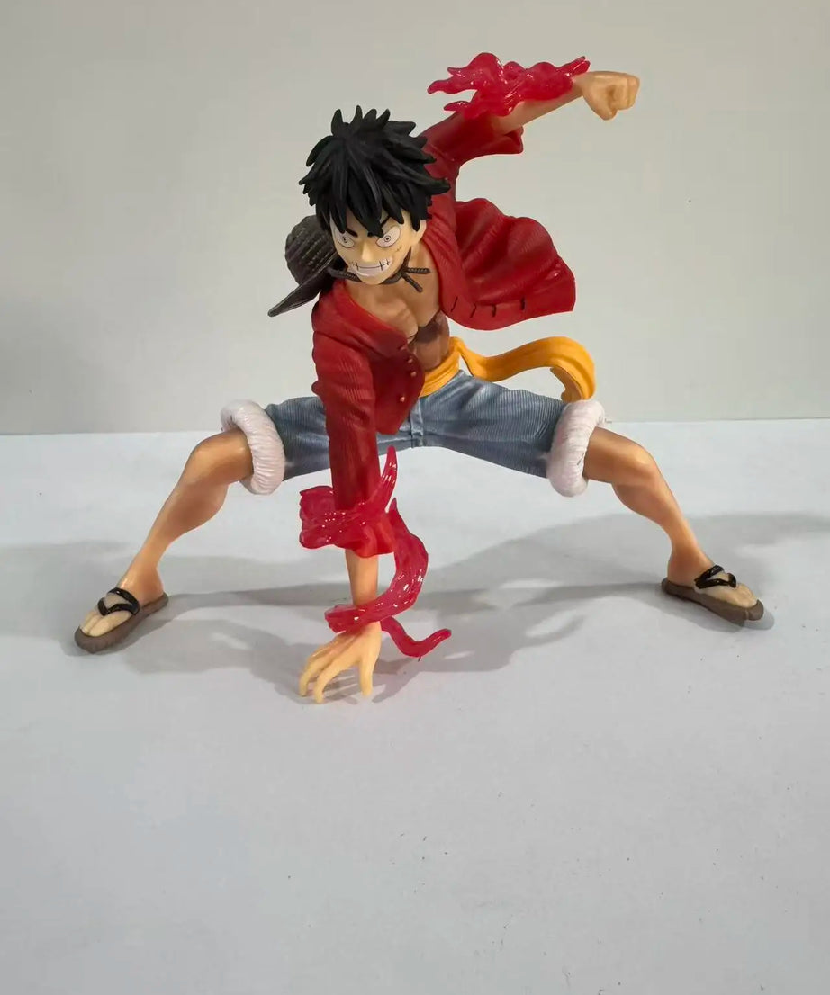 18cm One Piece Monkey D. Luffy Luffy Figures Battle Style Action Figures Anime Collection PVC Model Doll Toys Kid Birthday Gifts