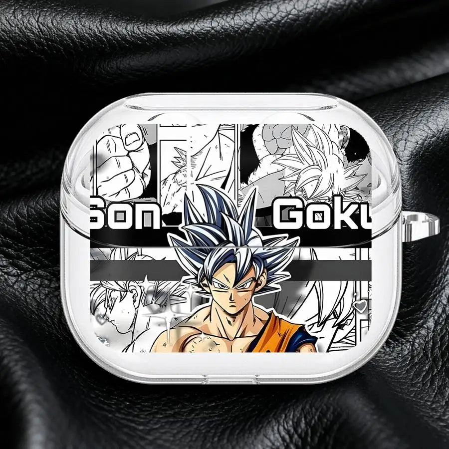 Case For Samsung Galaxy Buds 4 Pro 2 2Pro 4Pro Live 3 FE 3Pro Clear Earphone Cases Cover With Hook Son Gokus And Frieza