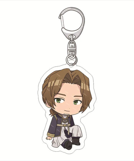 Frieren: Beyond Journey'S End Acrylic Anime Cute Keychain Jewelry Bag Pendant Gift Figure Key Ring Girl Badge Charms Wholesale