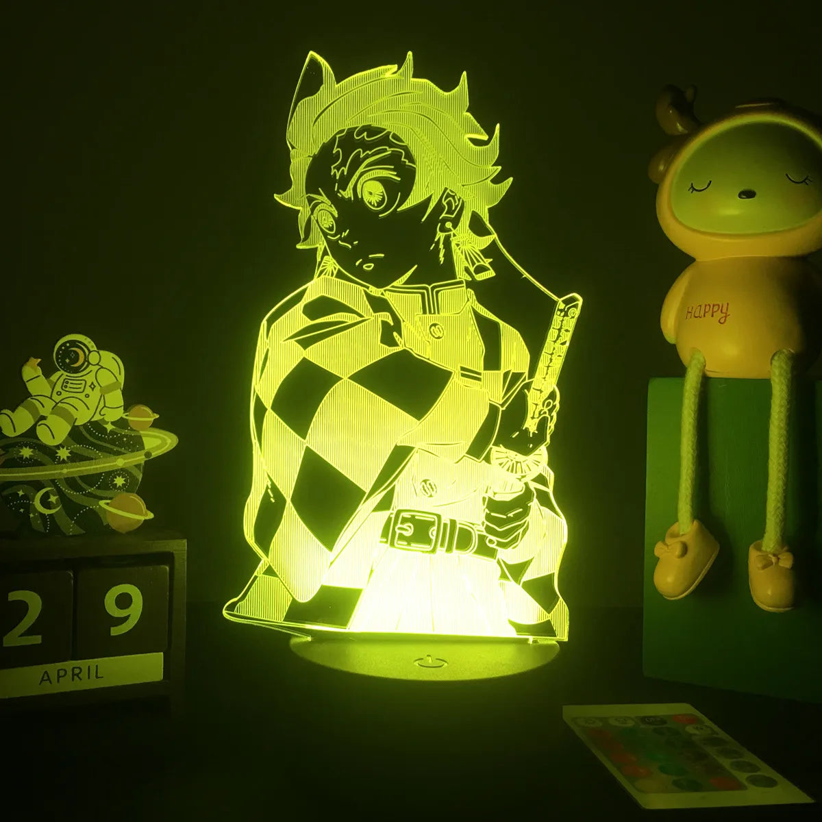 Manga 3d Light Kimetsu No Yaiba for Bedroom Decor Night Light Birthday Gift Table Lamp Anime Demon Slayer Mitsuri Kanroji Figure