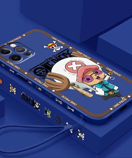 One Piece Chopper Liquid Rope Case for iPhone 15/14/13/12/11/XS/XR