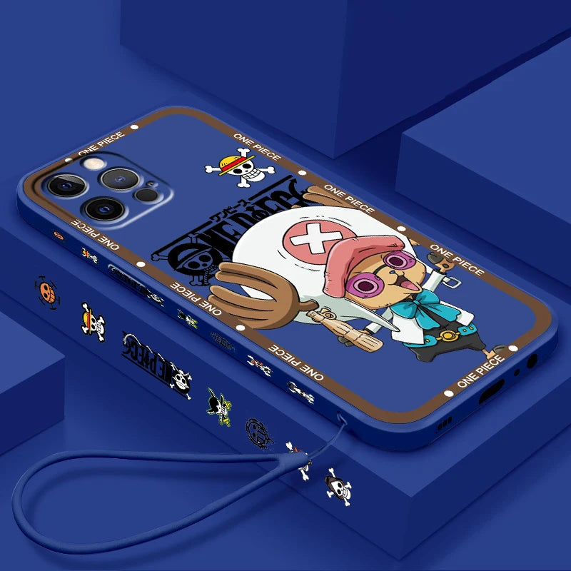 One Piece Chopper Liquid Rope Case for iPhone 15/14/13/12/11/XS/XR