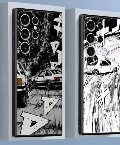 Anime Initial D Cool Phone Case for Samsung Galaxy S10 S9 Note 9 8 S8 Plus S10e Note 20 Ultra Note 10 Plus Silicon Cover