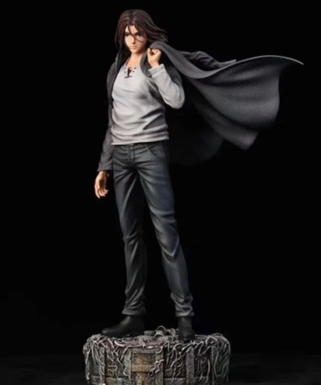 30cm Attack On Titan Max Power Eren Jaeger Gk Figure Model Kit Anime Peripheral Double-Headed Toy Collectible Ornament Boy Gift