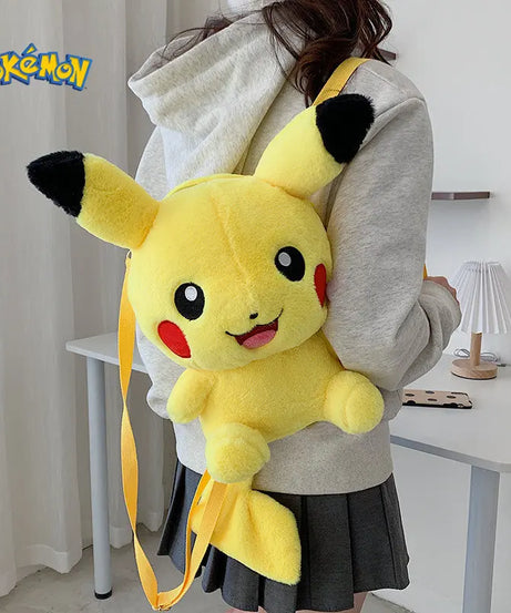 Pokemon Pikachu Anime Plush Backpack