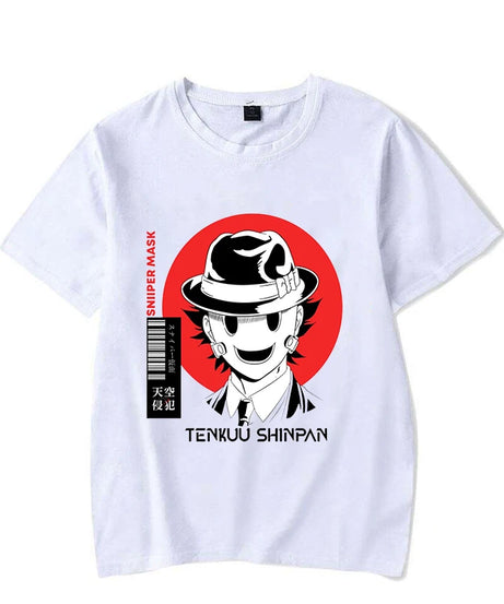 New Anime High-Rise Invasion Printed T-Shirts Women Men Short Sleeve Funny Round Neck Tee Shirt Casual Summer Tops