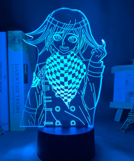 Anime Danganronpa V3 Nagito Komaeda Led Night Light Nagito Komaeda Game Figure Bedside Lamp for Bedroom Decor Kids Manga Gifts