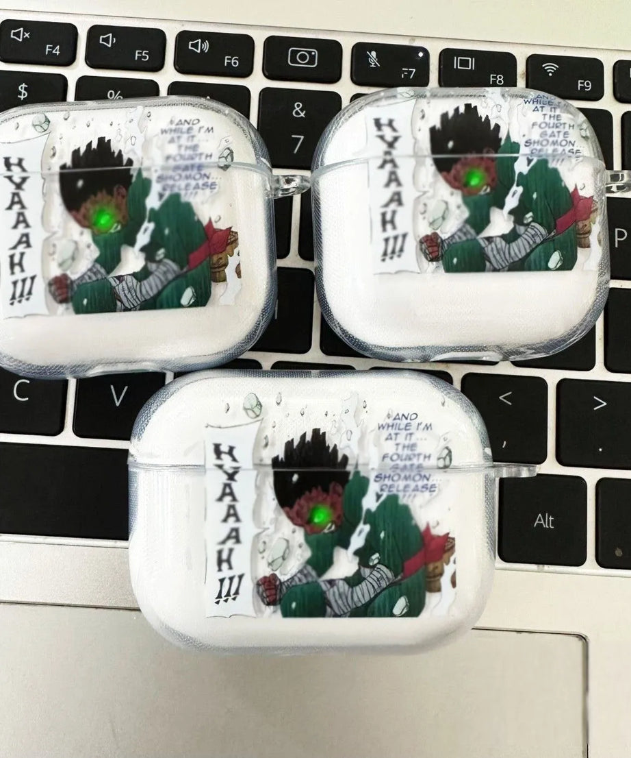 Soft Case for AirPods 1 2 Pro 3 4 Wirless Bluetooth Headphone Cover Anime Transparent Earphone Shell for Pro2
