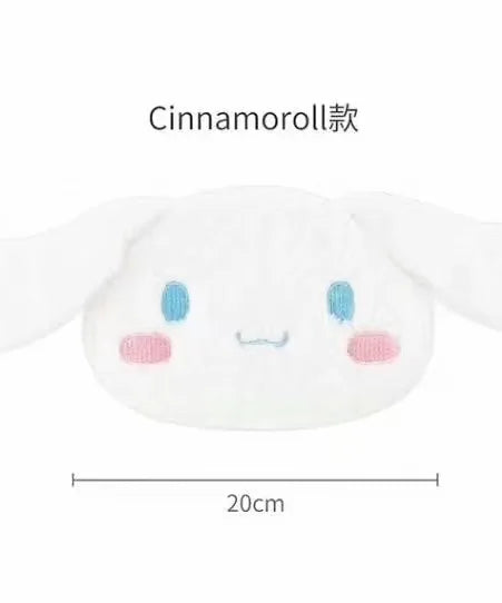 Sanrio Hello Kitty Plush Coin Purse Coin Purse Zipper Coin Purse USB Wired Headset Mini Bag Key Bag Children's Birthday