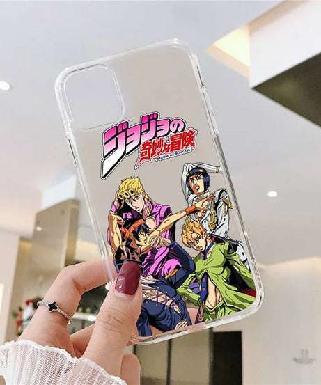 JoJo's Bizarre Adventure JoJo Anime Phone Cover For iPhone 11 12 13 14 15 16 17 Pro Max 16 15 14 Plus 17AIR Soft Silicone Case