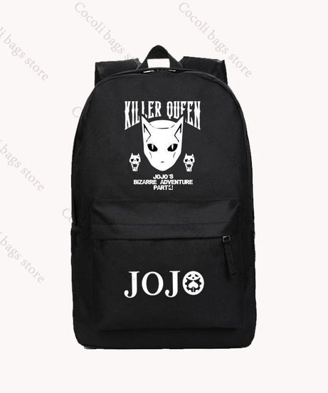 Anime JoJo's Bizarre Adventure Print Backpack School Bag Large Capacity School Backpack Oxford Teenage Youth Backpacks