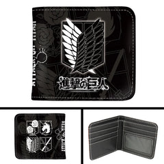 Attack on Titan PU Leather Wallet — Bifold Purse