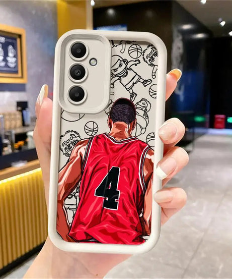 Slam Dunk Anime Phone Case – Soft Cover for Samsung Galaxy A15–A55 (4G/5G)