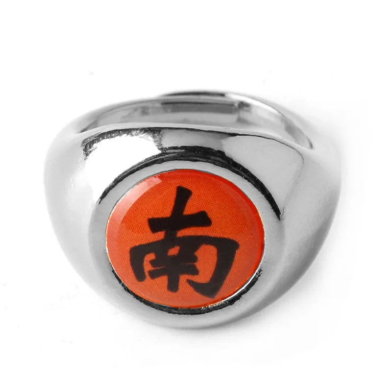 Anime Akatsuki Rings & Metal Necklace Pendant Set – Uchiha Itachi, Pain & Obito Accessories 4