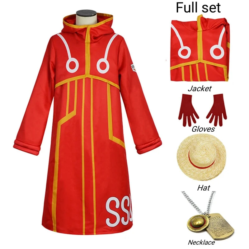 One Piece Luffy (Egghead) Cosplay Costume — Robe & Hat 7