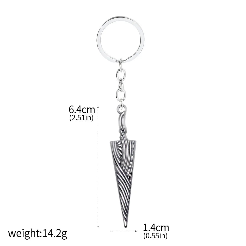 Game Hollow Knight Bone Nail Logo Necklace Jewelry Gift For Women Men Game Fans Alloy Metal Trinket Wholesale