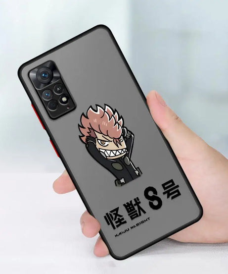 Cute Kaiju No. 8 Matte Phone Case – Xiaomi Redmi Note 8–14 Series