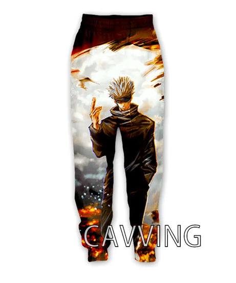 New Fashion 3D Print Anime Jujutsu Kaisen Casual Pant Sport Sweatpants Straight Pants Jogging Pants Trousers for Women/Men