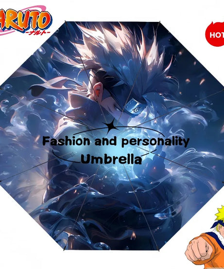 Naruto Umbrella Anime Personality Creative Fashion Sunscreen Student Fully Automatic Folding Umbrella Birthday Gift