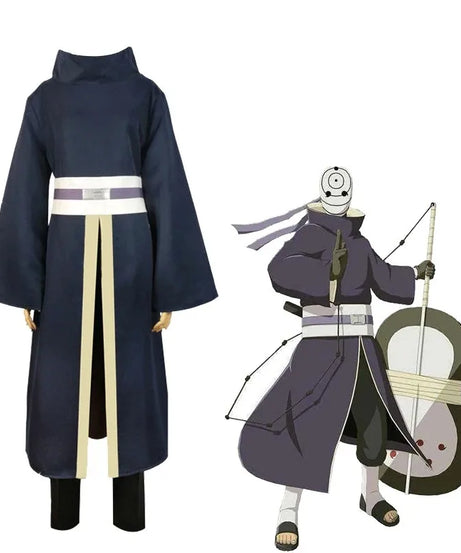 Uchiha Obito Anime Cosplay Costumes Halloween Costumes For Women Men Japanese Robe Kimono Performance Festival