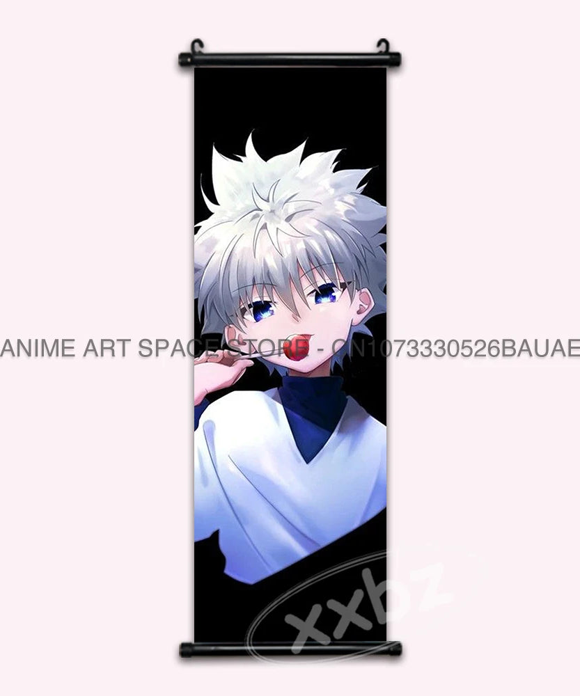 Hunter x Hunter Scroll Poster – Classic Anime Wall Art Canvas Decoration