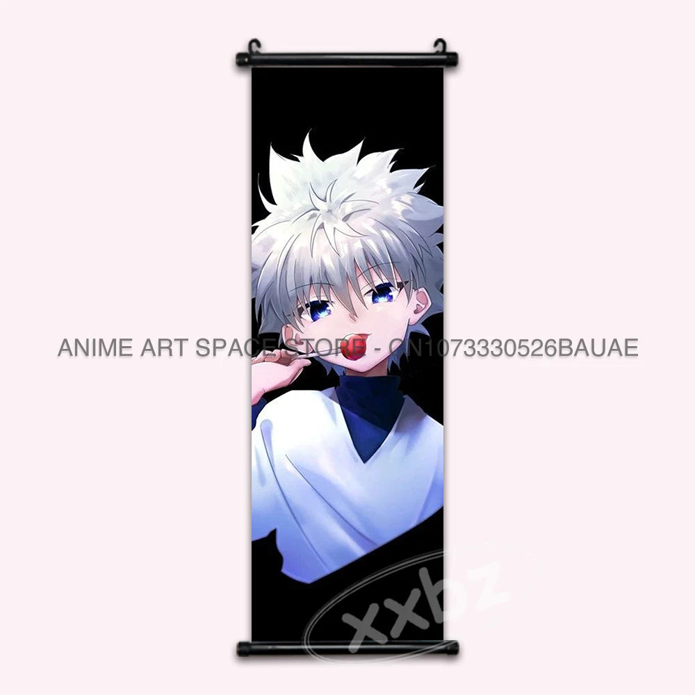 Hunter x Hunter Scroll Poster – Classic Anime Wall Art Canvas Decoration