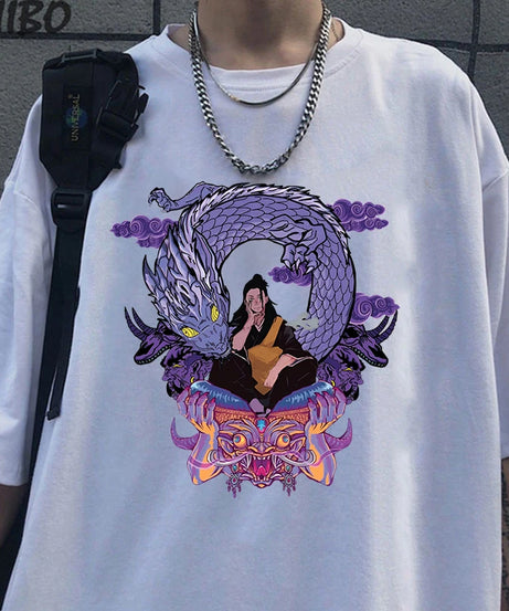 New Geto Suguru Print Graphic T Shirt Unisex Fashion Casual Short Sleeve Shirt Tee Anime Personality T Shirts