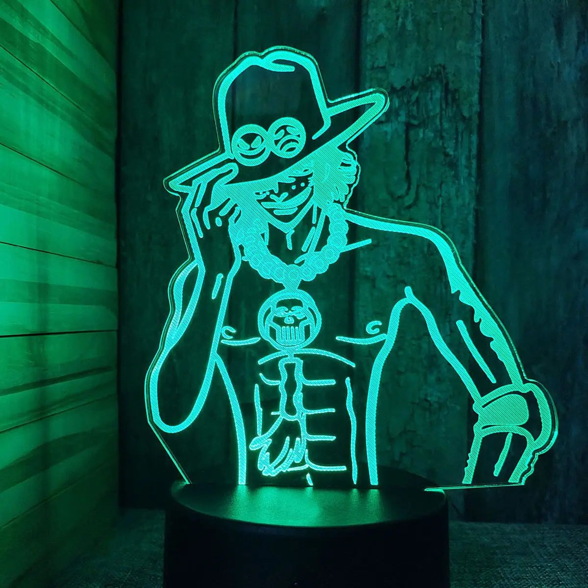 One Piece Animation Peripheral Luffy Zoro Escartoon Kawaii LED Night Light Desktop Personalized Creative Ornament Birthday Gift