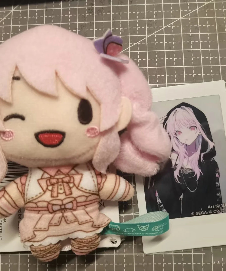 10cm Pjsk Plush Doll Toys Project Sekai Akiyama Mizuki Stuffed Plushies Keychain Yoisaki Kanade Pendant Backpack Bag Decor